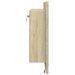 Armoire à miroir LED chêne sonoma 60x12x45 cm bois d'ingénierie - Photo n°8