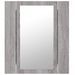 Armoire à miroir LED de salle de bain sonoma gris 40x12x45 cm - Photo n°10