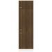 Armoire à réfrigérateur Chêne marron 60x57x207 cm Bois - Photo n°4