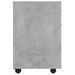 Armoire à roulettes Gris béton 45x38x54 cm - Photo n°6