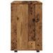 Armoire à roulettes vieux bois 46x36x59 cm bois d'ingénierie - Photo n°6