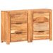 Armoire à tiroirs 118x33x75 cm Bois d'acacia massif - Photo n°1