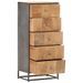 Armoire à tiroirs 45 x 30 x 100 cm Bois de récupération massif - Photo n°4