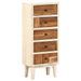 Armoire à tiroirs 45 x 30 x 105 cm Bois de récupération massif - Photo n°9