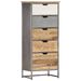 Armoire à tiroirs 45x30x105 cm Bois de manguier massif - Photo n°10