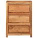 Armoire à tiroirs 55x33x75 cm bois d'acacia massif - Photo n°3