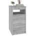 Armoire à tiroirs Sonoma gris 40x50x76 cm Bois d'ingénierie - Photo n°4