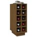 Armoire à vin Marron miel 23x34x61 cm Bois de pin massif - Photo n°1