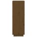 Armoire à vin Marron miel 45x34x100 cm Bois de pin massif - Photo n°6