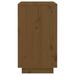 Armoire à vin Marron miel 55,5x34x61 cm Bois de pin massif - Photo n°6