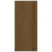 Armoire à vin Marron miel 56x25x56 cm Bois de pin massif - Photo n°6