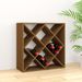 Armoire à vin Marron miel 62x25x62 cm Bois de pin massif - Photo n°1