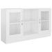 Armoire à vitrine Blanc brillant 120x30,5x70 cm - Photo n°3