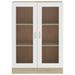 Armoire à vitrine Blanc chêne sonoma 82,5x30,5x115 cm - Photo n°1