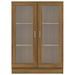 Armoire à vitrine Chêne marron 82,5x30,5x115cmBois d'ingénierie - Photo n°6