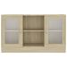 Armoire à vitrine Chêne sonoma 120x30,5x70 cm - Photo n°1