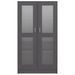 Armoire à vitrine Gris 82,5x30,5x150 cm - Photo n°1