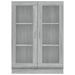 Armoire à vitrine Sonoma gris 82,5x30,5x115cm Bois d'ingénierie - Photo n°6