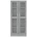Armoire à vitrine Sonoma gris 82,5x30,5x185,5cm Bois ingénierie - Photo n°1