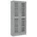 Armoire à vitrine Sonoma gris 82,5x30,5x185,5cm Bois ingénierie - Photo n°2