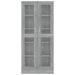 Armoire à vitrine Sonoma gris 82,5x30,5x185,5cm Bois ingénierie - Photo n°3