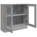 Armoire à vitrine Sonoma gris 82,5x30,5x80 cm Bois d'ingénierie - Photo n°5