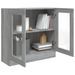 Armoire à vitrine Sonoma gris 82,5x30,5x80 cm Bois d'ingénierie - Photo n°7