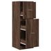 Armoire apothicaire chêne marron 40x41x118 cm bois d'ingénierie - Photo n°2