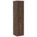 Armoire apothicaire chêne marron 40x41x174,5 cm bois ingénierie - Photo n°3