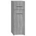 Armoire apothicaire Sonoma gris 20x45,5x60 cm Bois d'ingénierie - Photo n°2