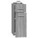 Armoire apothicaire Sonoma gris 20x45,5x60 cm Bois d'ingénierie - Photo n°4