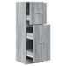 Armoire apothicaire sonoma gris 40x41x118 cm bois d'ingénierie - Photo n°2