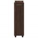 Armoire avec roues chêne marron 60x22x79 cm bois d'ingénierie - Photo n°6