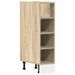 Armoire basse chêne sonoma 20x44,5x81,5 cm bois d’ingénierie - Photo n°2