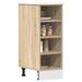 Armoire basse chêne sonoma 30x44,5x81,5 cm bois d’ingénierie - Photo n°1