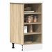 Armoire basse chêne sonoma 40x44,5x81,5 cm bois d’ingénierie - Photo n°1