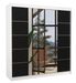 Armoire chambre adulte 2 portes coulissantes DALIA 200 cm avec miroir - Photo n°1