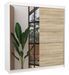 Armoire chambre adulte 2 portes coulissantes OLIVIA 200 cm avec miroir - Photo n°1