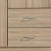 Armoire Chêne de Sonoma 2 portes 2 tiroirs 3 étagères Kaze - Photo n°5