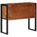 Armoire console multicolore 90x35x75cm bois massif récupération - Photo n°7