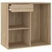 Armoire cosmétique Chêne Sonoma 80x40x75 cm Bois d'ingénierie - Photo n°1