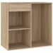 Armoire cosmétique Chêne Sonoma 80x40x75 cm Bois d'ingénierie - Photo n°3