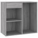 Armoire cosmétique Sonoma gris 80x40x75 cm Bois d'ingénierie - Photo n°2