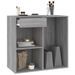 Armoire cosmétique Sonoma gris 80x40x75 cm Bois d'ingénierie - Photo n°6