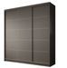 Armoire coulissante 3 portes ANLY 200 cm – Dressing grande capacité - Photo n°1
