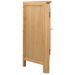 Armoire d'angle 59 x 36 x 80 cm Bois de chêne massif - Photo n°3