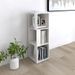 Armoire d'angle Blanc brillant 33x33x100 cm - Photo n°1