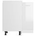 Armoire d'angle Blanc brillant 75,5x75,5x80,5 cm - Photo n°6