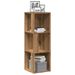 Armoire d'angle chêne artisanal 33x33x100 cm bois d'ingénierie - Photo n°1