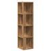 Armoire d'angle chêne artisanal 33x33x132 cm bois d'ingénierie - Photo n°2